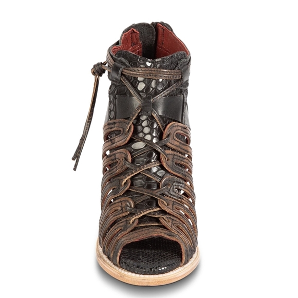 NIB Freebird Wazee Leather Bootie Sandals 6 (7) - Picture 2 of 8